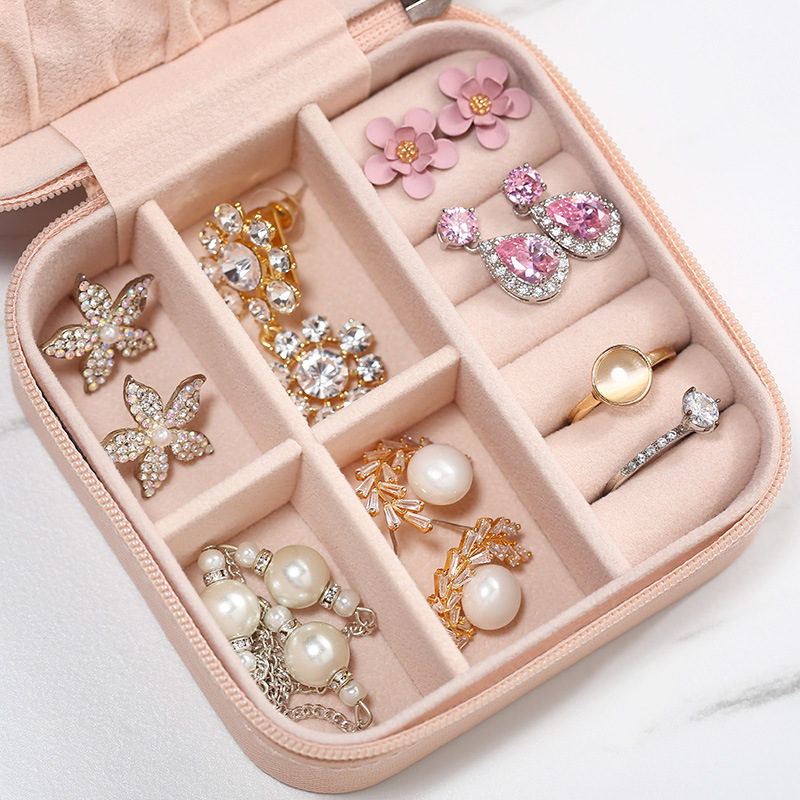 Compact Portable Jewelry Organizer Box