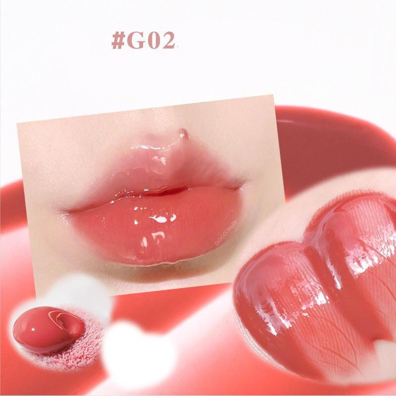 Gogotales Mirror Lip Gloss Moisturizer Clear Korean Vegan Liquid Lipstick Lip Plumper Gloss